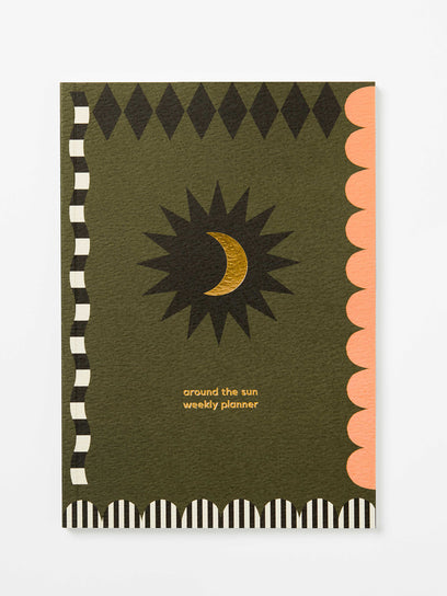 Kinshipped Undated 52 Week Planner - Around the Sun