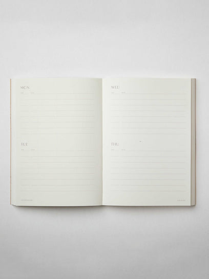 Kinshipped Undated 52 Week Planner - Pitch