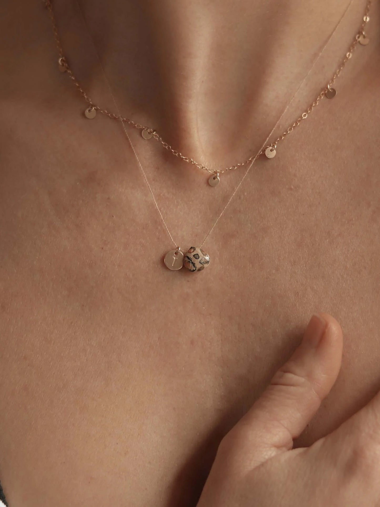 Wanderlust Life Fine Cord Necklace - Leopard Jasper