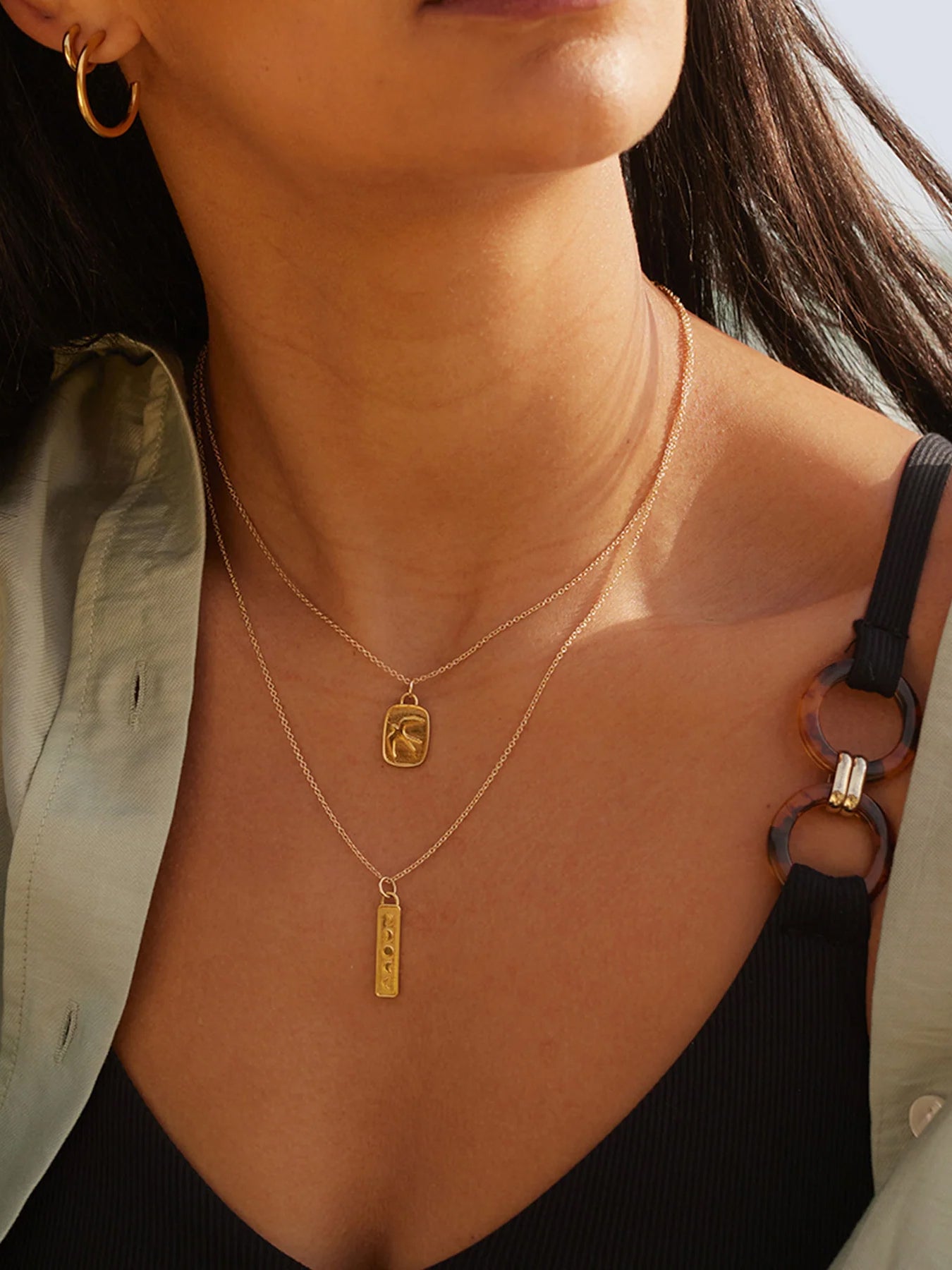 Wanderlust Life Gold Chain Pendant Necklace - Aeris