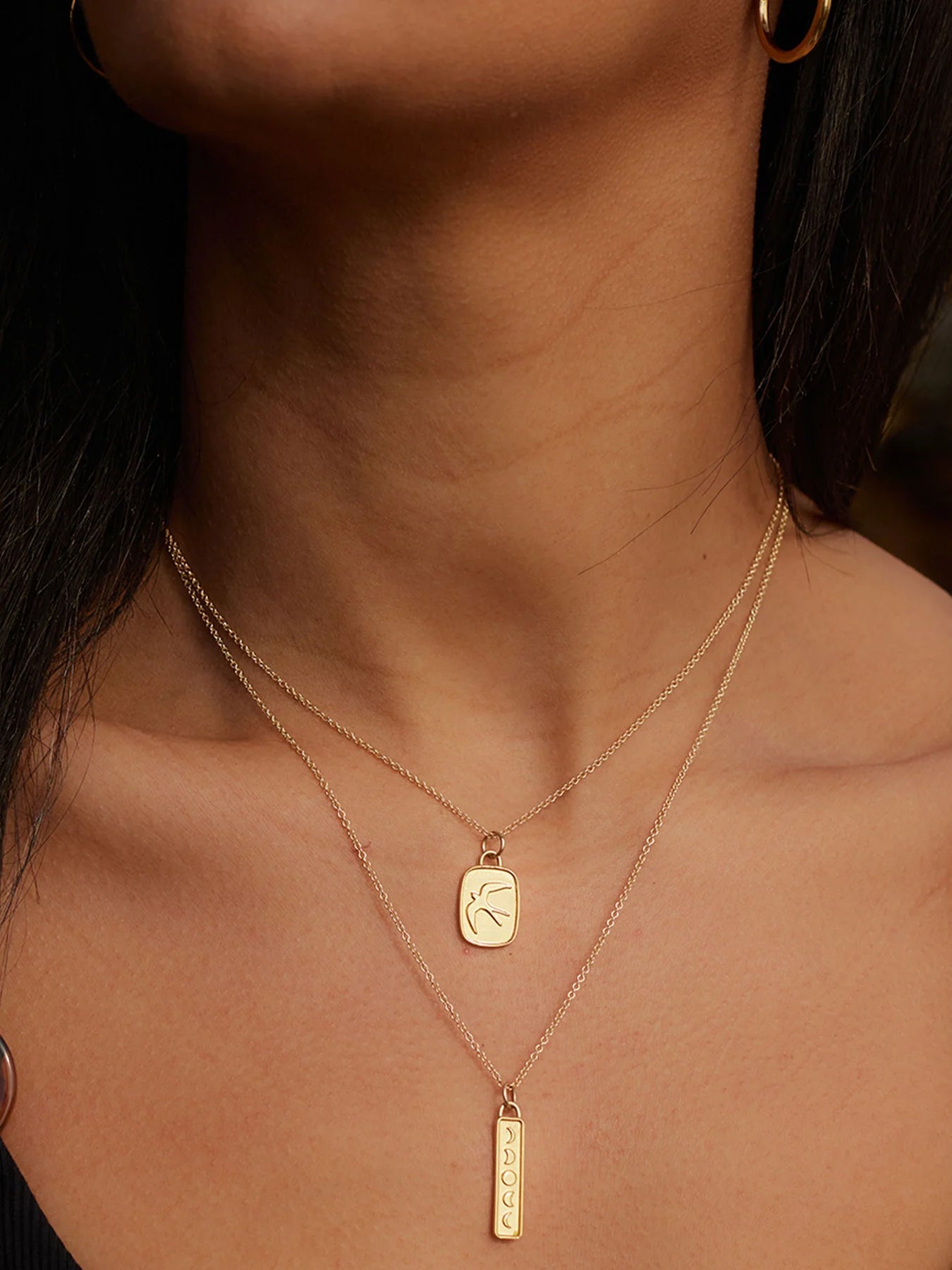 Wanderlust Life Gold Chain Pendant Necklace - Aeris