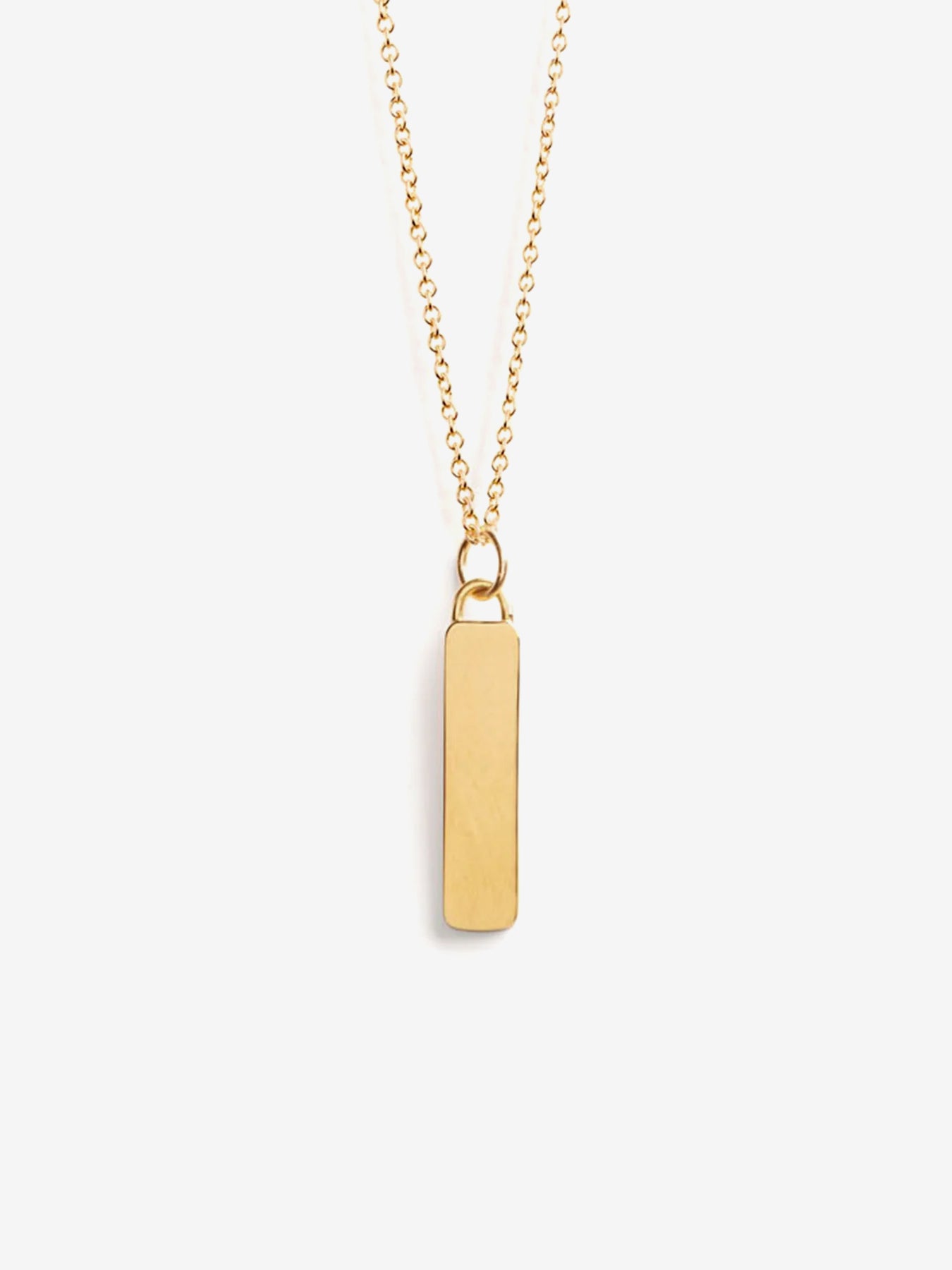 Wanderlust Life Gold Chain Pendant Necklace - Aqua