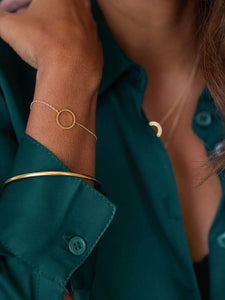 Wanderlust Life Unity Bracelet - Gold