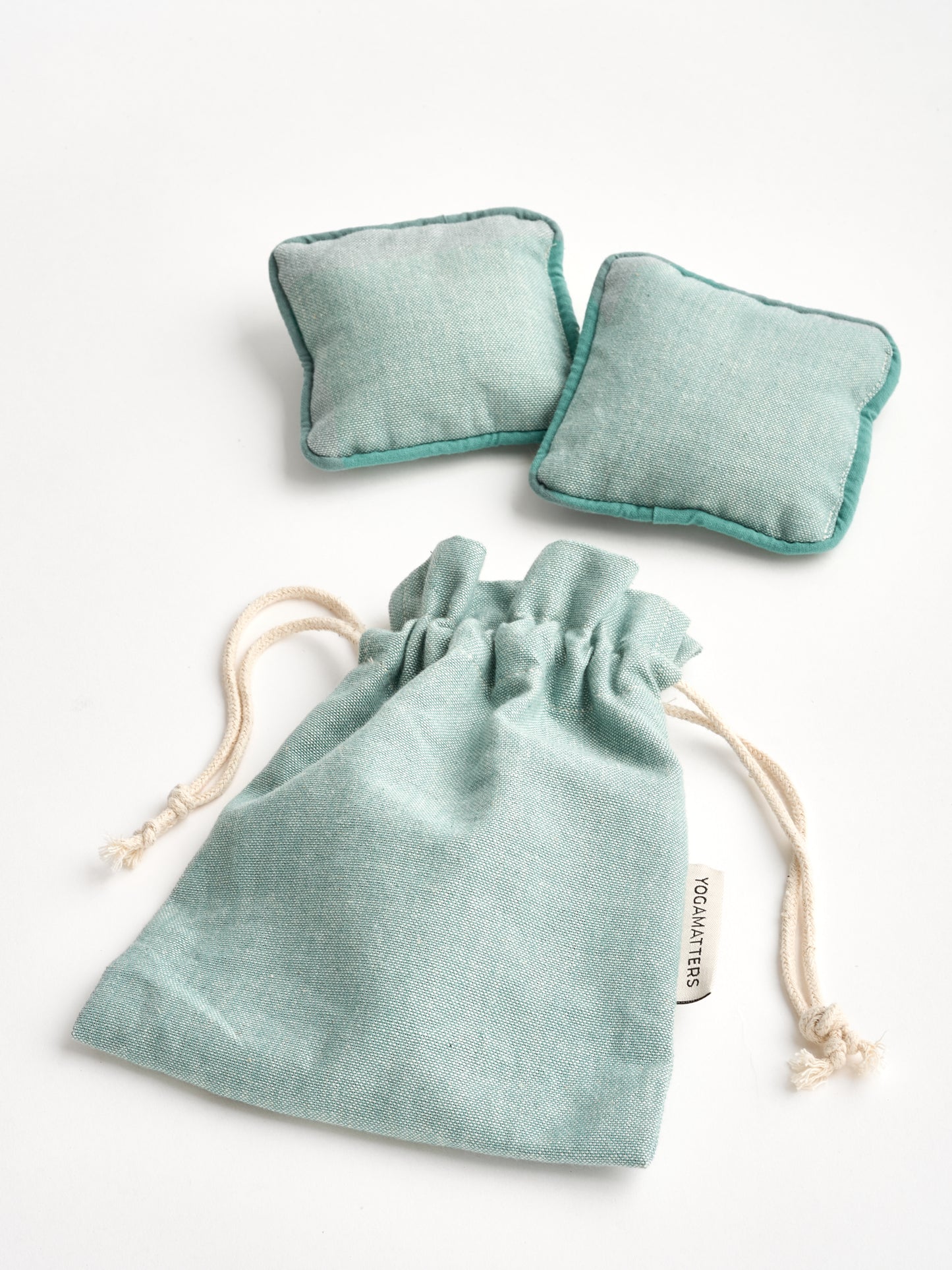 Yogamatters Organic Cotton Chambray Pair of Hand Pillows