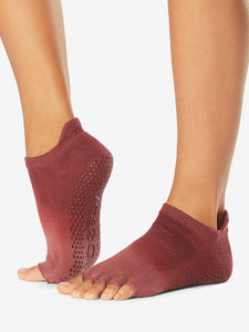 ToeSox Grip Half Toe Low Rise - Mesa Ombre