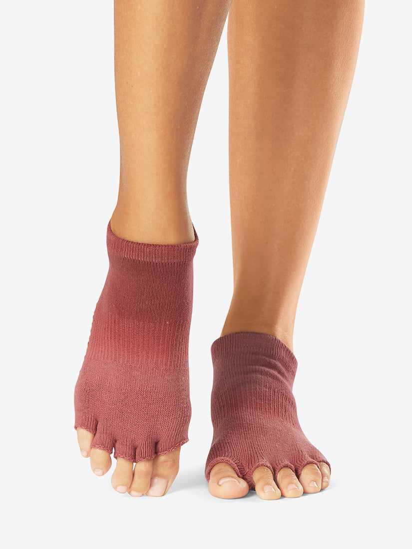 ToeSox Grip Half Toe Low Rise - Mesa Ombre