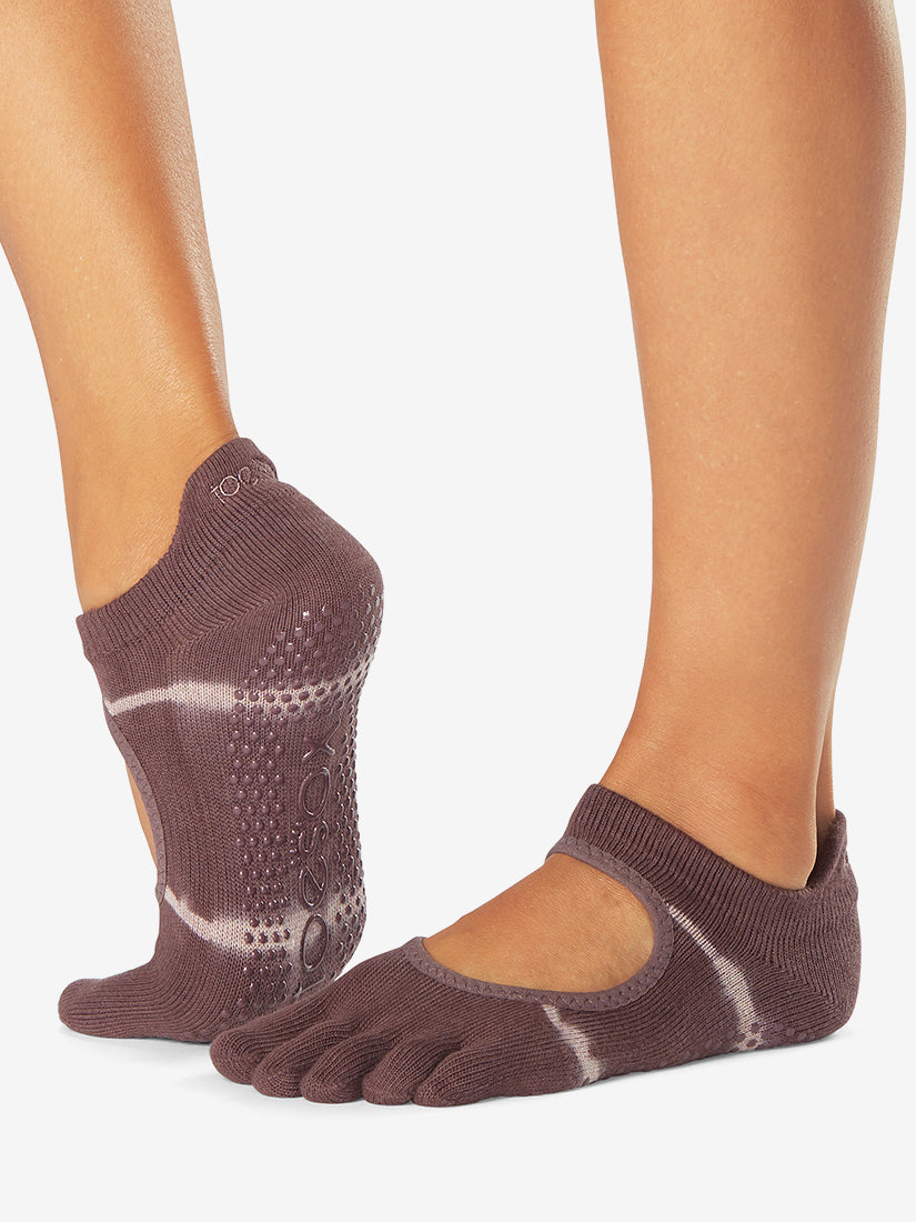ToeSox Grip Full Toe Bellarina - Quartz Wave Stripe