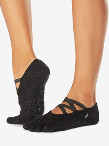 ToeSox Grip Full Toe Elle -  Black Onyx