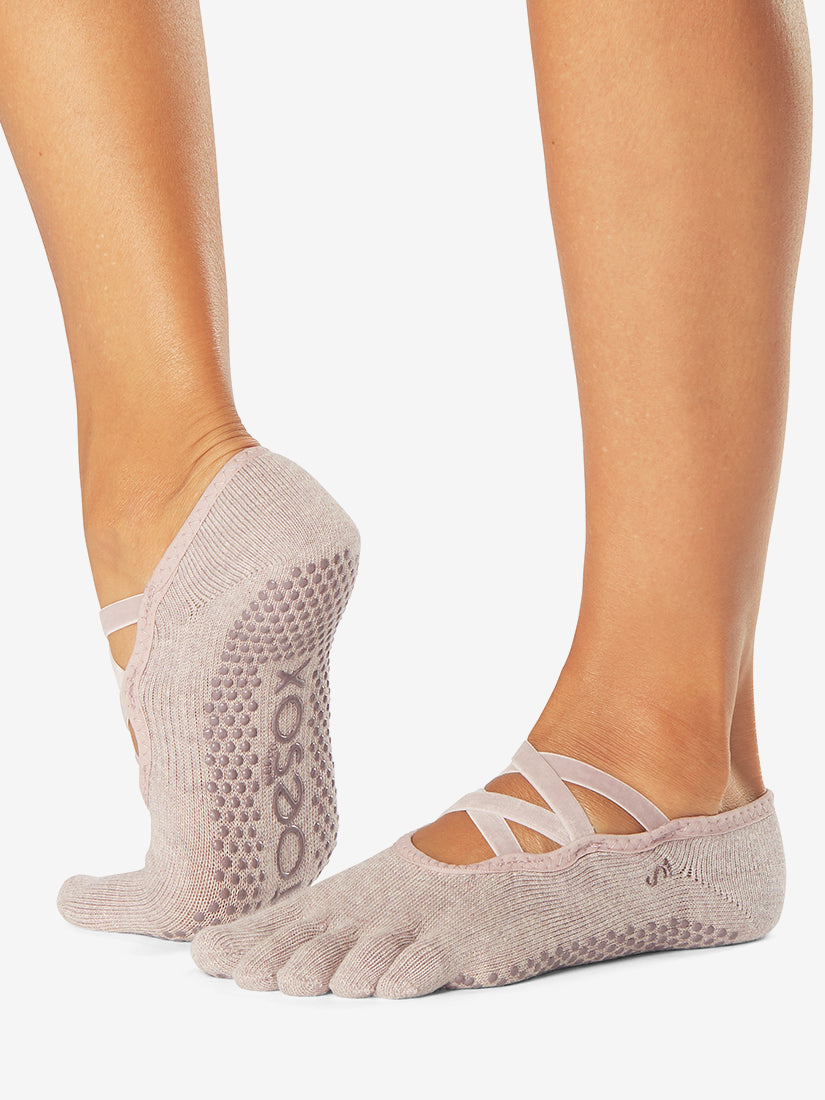 ToeSox Grip Full Toe Elle - Primrose