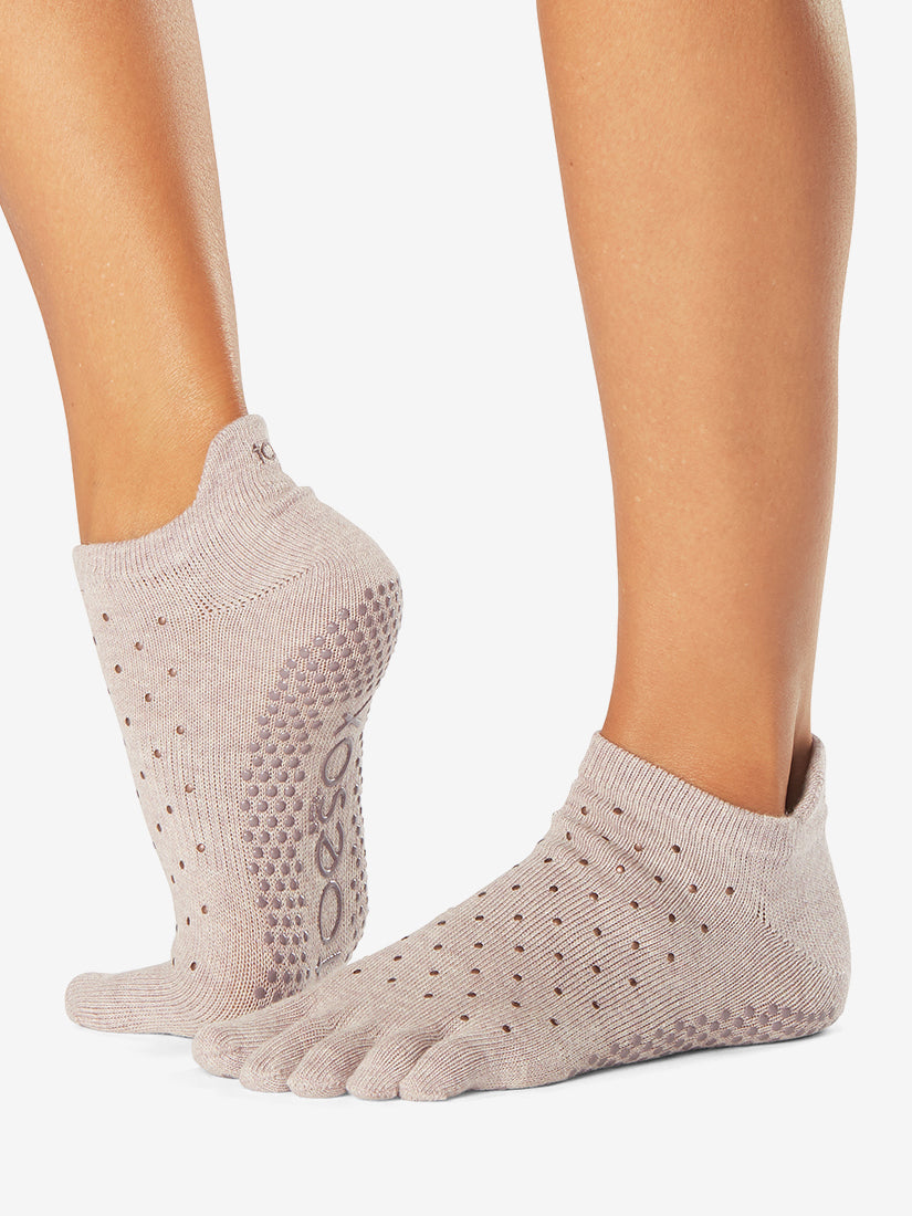ToeSox Grip Full Toe Low Rise - Primrose Twinkle