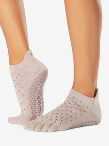 ToeSox Grip Full Toe Low Rise - Primrose Twinkle