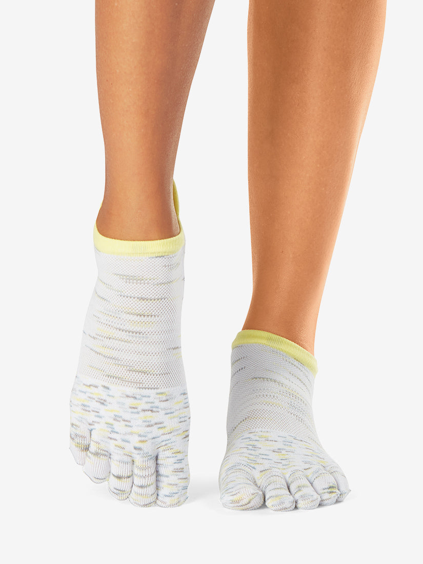 ToeSox Tec Grip Full Toe Low Rise - Wildflower Space Dye