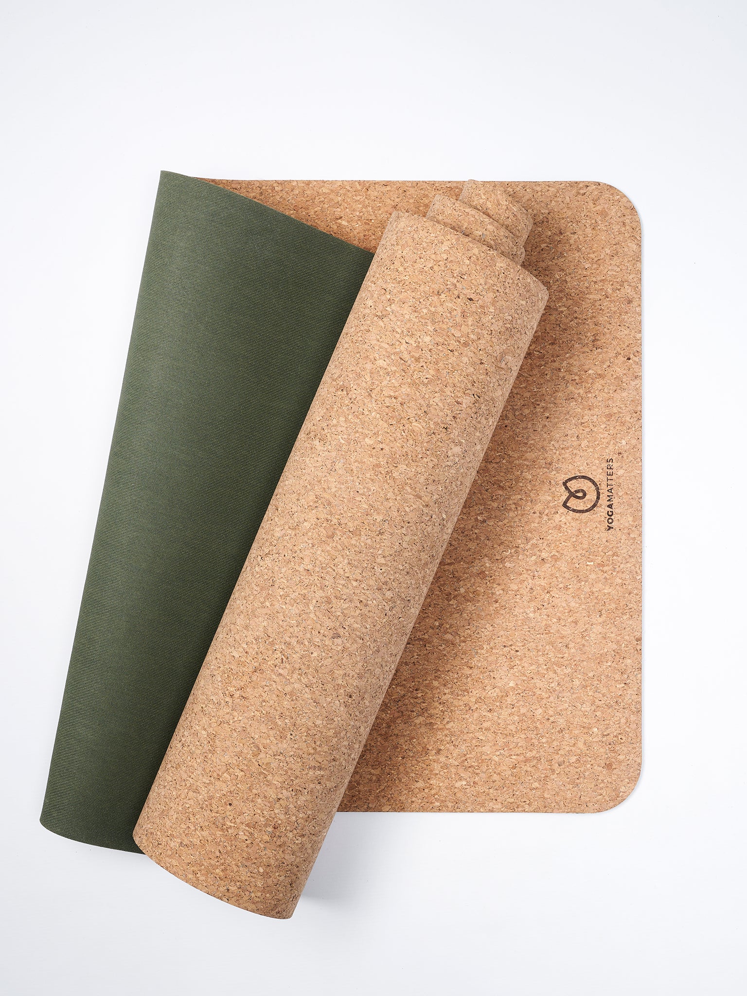 Yogamatters Eco Cork Yoga Mat - Green