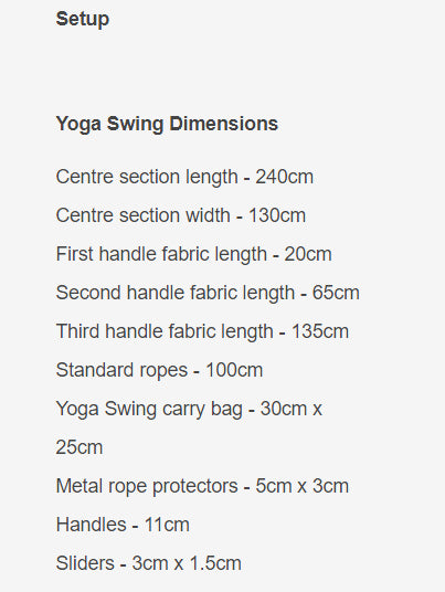 Yoga Styling Yoga Swing