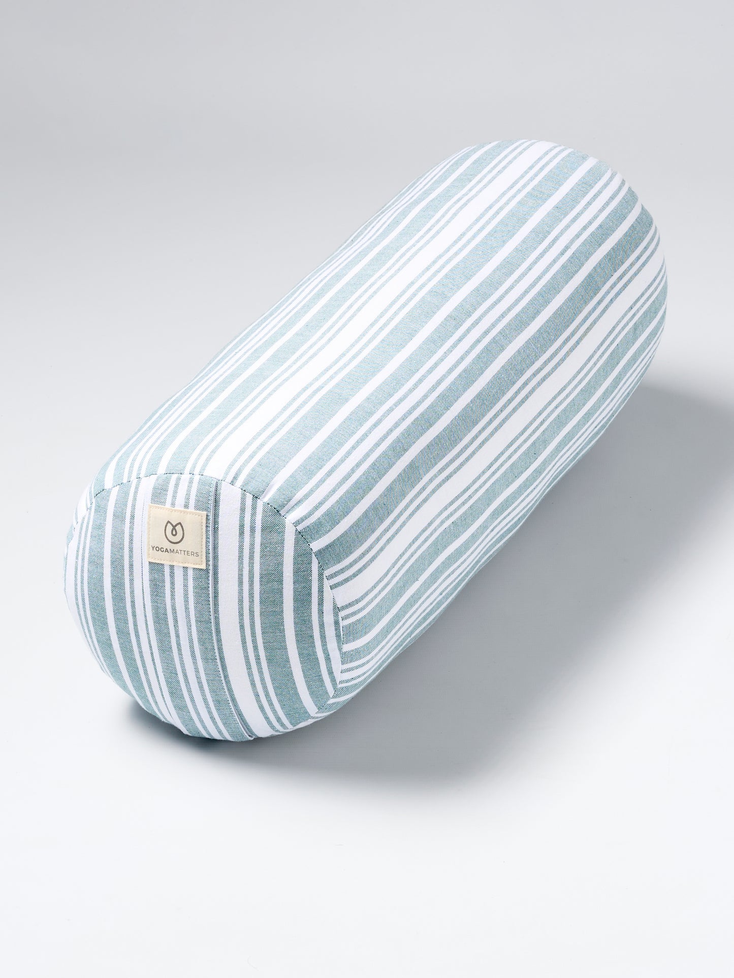 Yogamatters Round Bolster - Eucalyptus Stripe