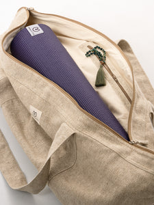 Yogamatters Hemp & Organic Cotton Carry All Kit Bag - Natural