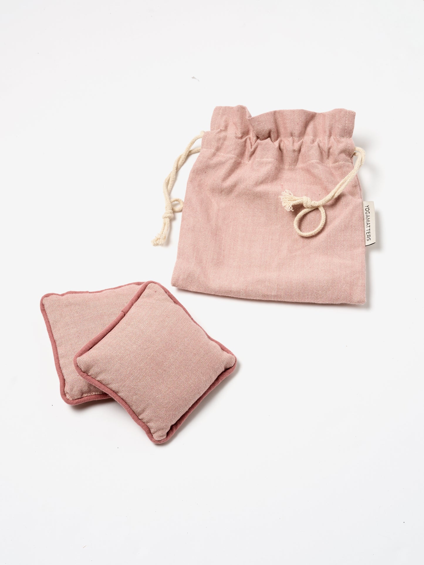 Yogamatters Organic Cotton Chambray Pair of Hand Pillows