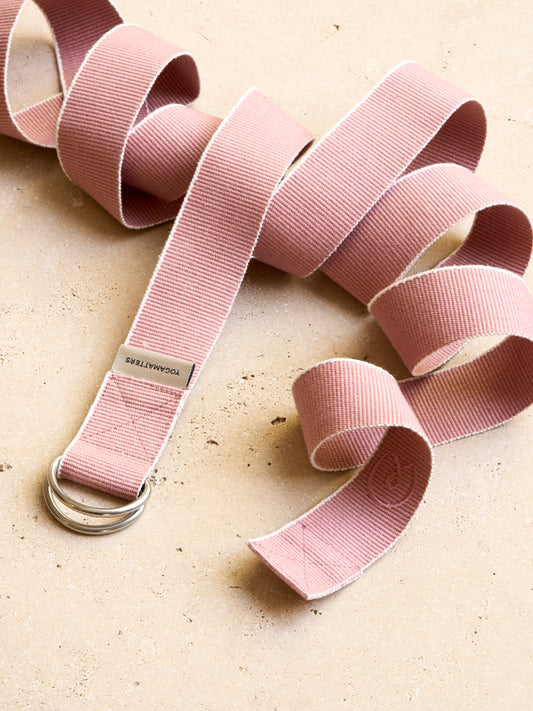 Yogamatters Organic Cotton Chambray D-ring Yoga Belt