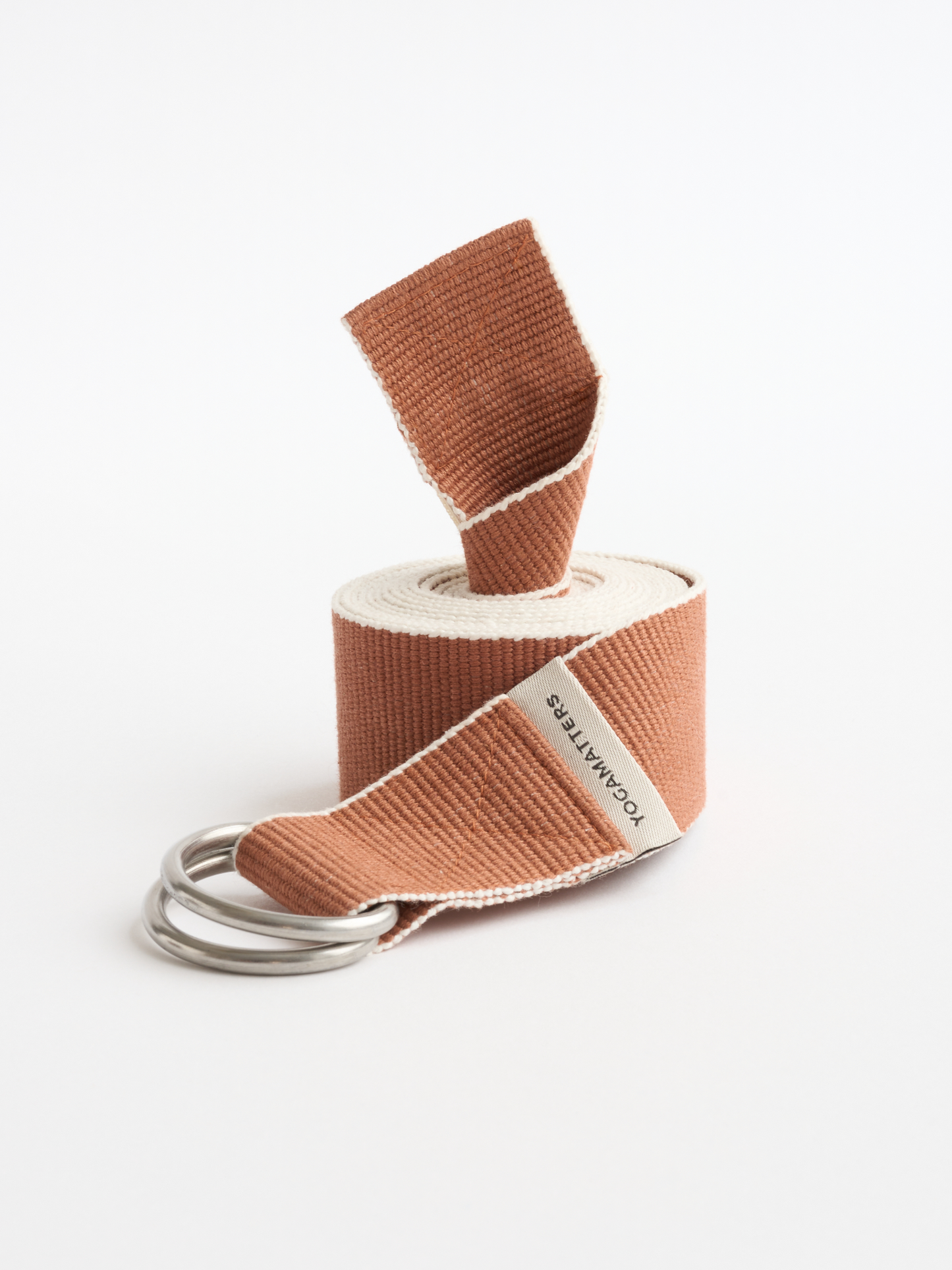 Yogamatters Organic Cotton Chambray D-ring Yoga Belt