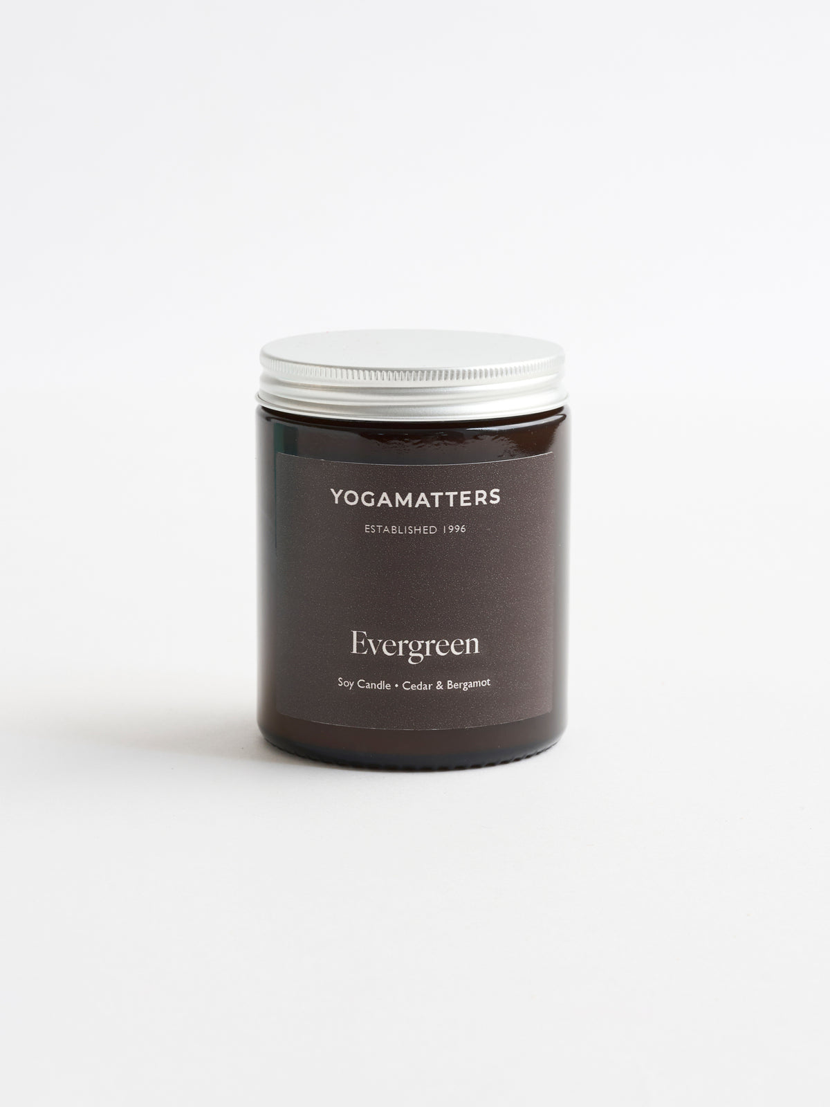 Yogamatters Evergreen Soy Candle 180ml - Cedar & Bergamot