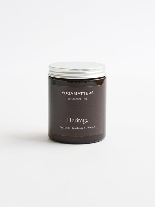 Yogamatters Heritage Soy Candle 180ml - Sandalwood & Cardamom