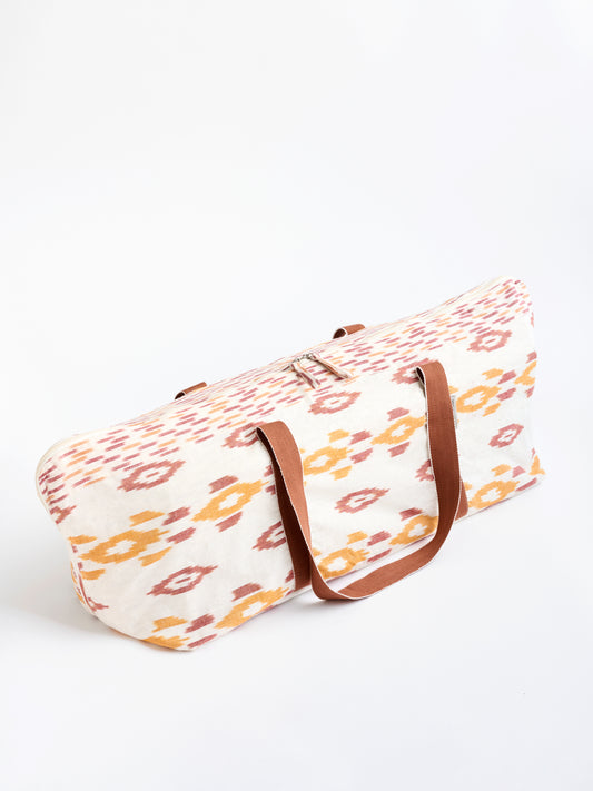 Yogamatters Sienna Ikat Carry All Kit Bag - Cinnamon