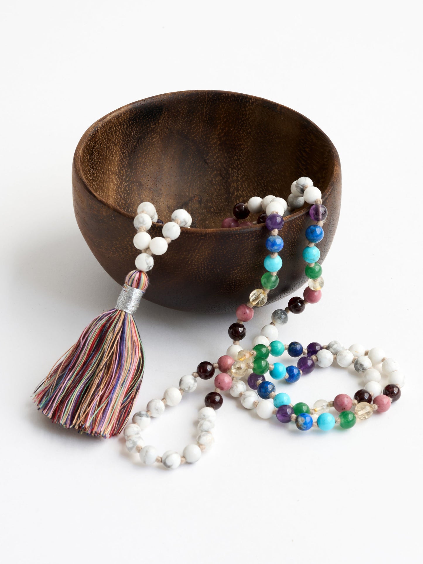 Mala Bead Necklace - Seven Chakras