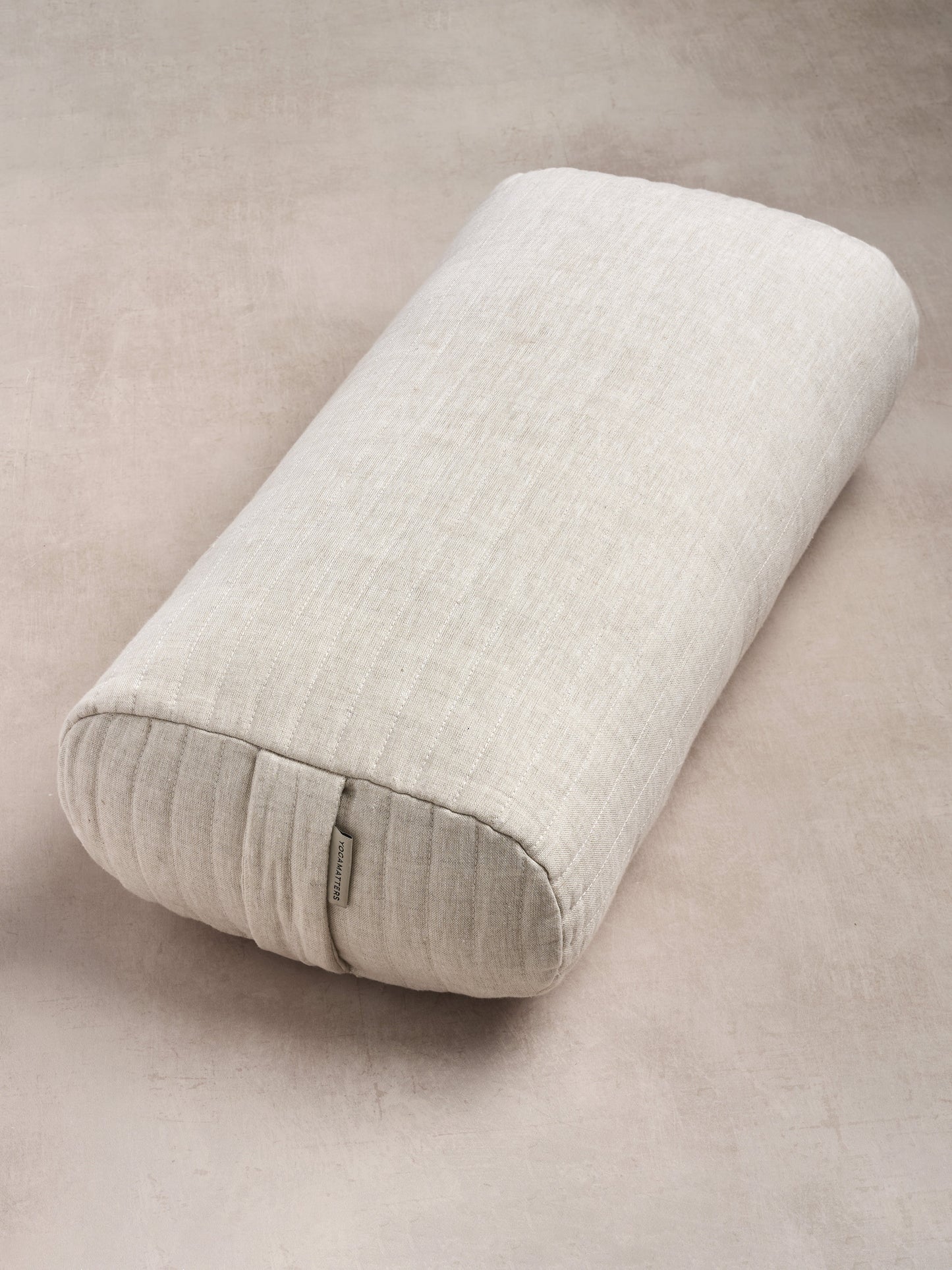 Yogamatters Linen Quilted Rectangular Bolster