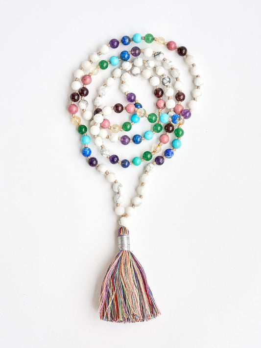 Mala Bead Necklace - Seven Chakras