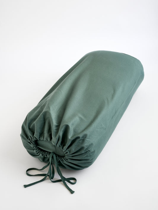 Yogamatters Organic Cotton Rectangular Bolster Drawstring Cover