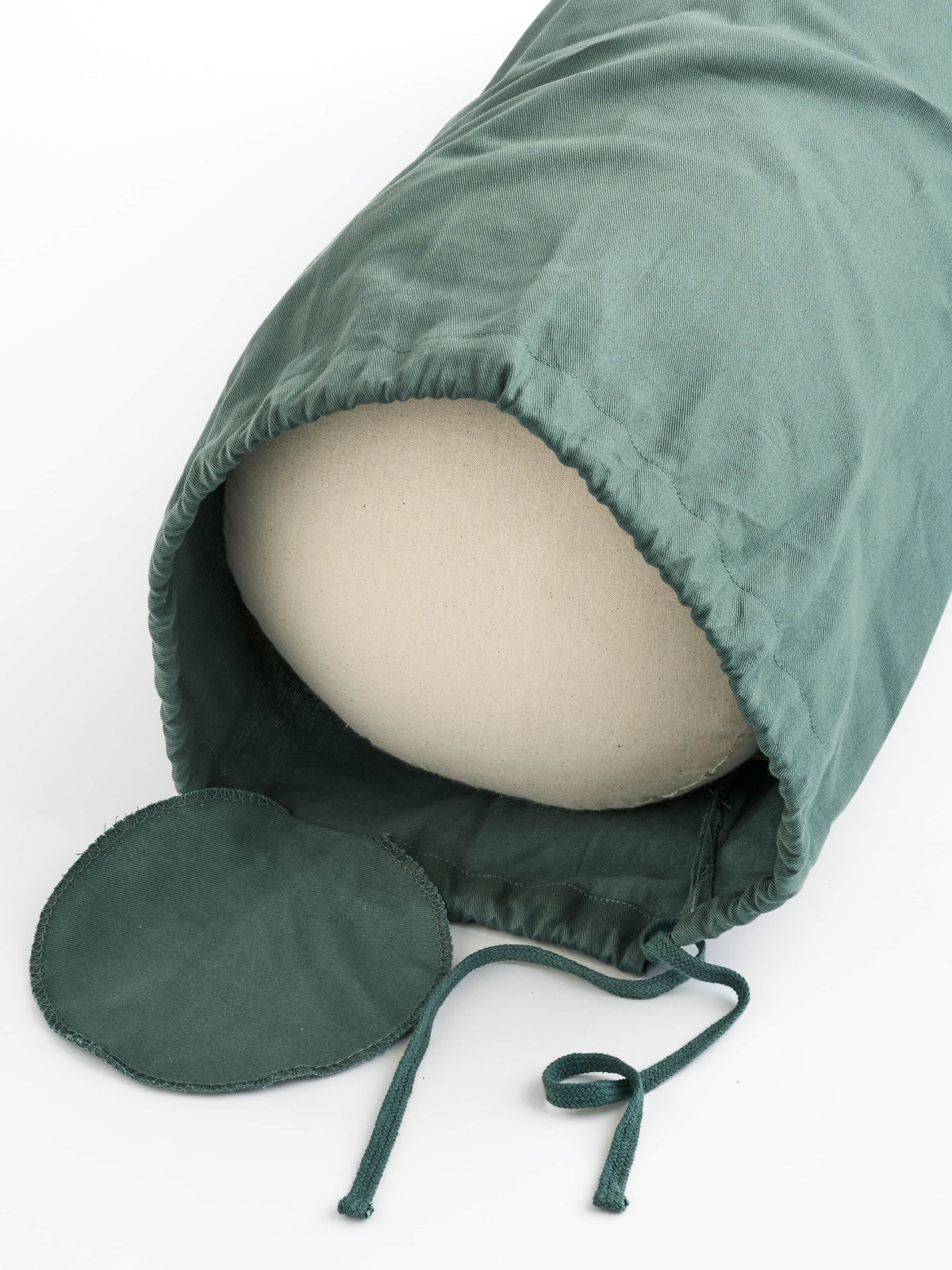 Yogamatters Organic Cotton Round Bolster Drawstring Cover