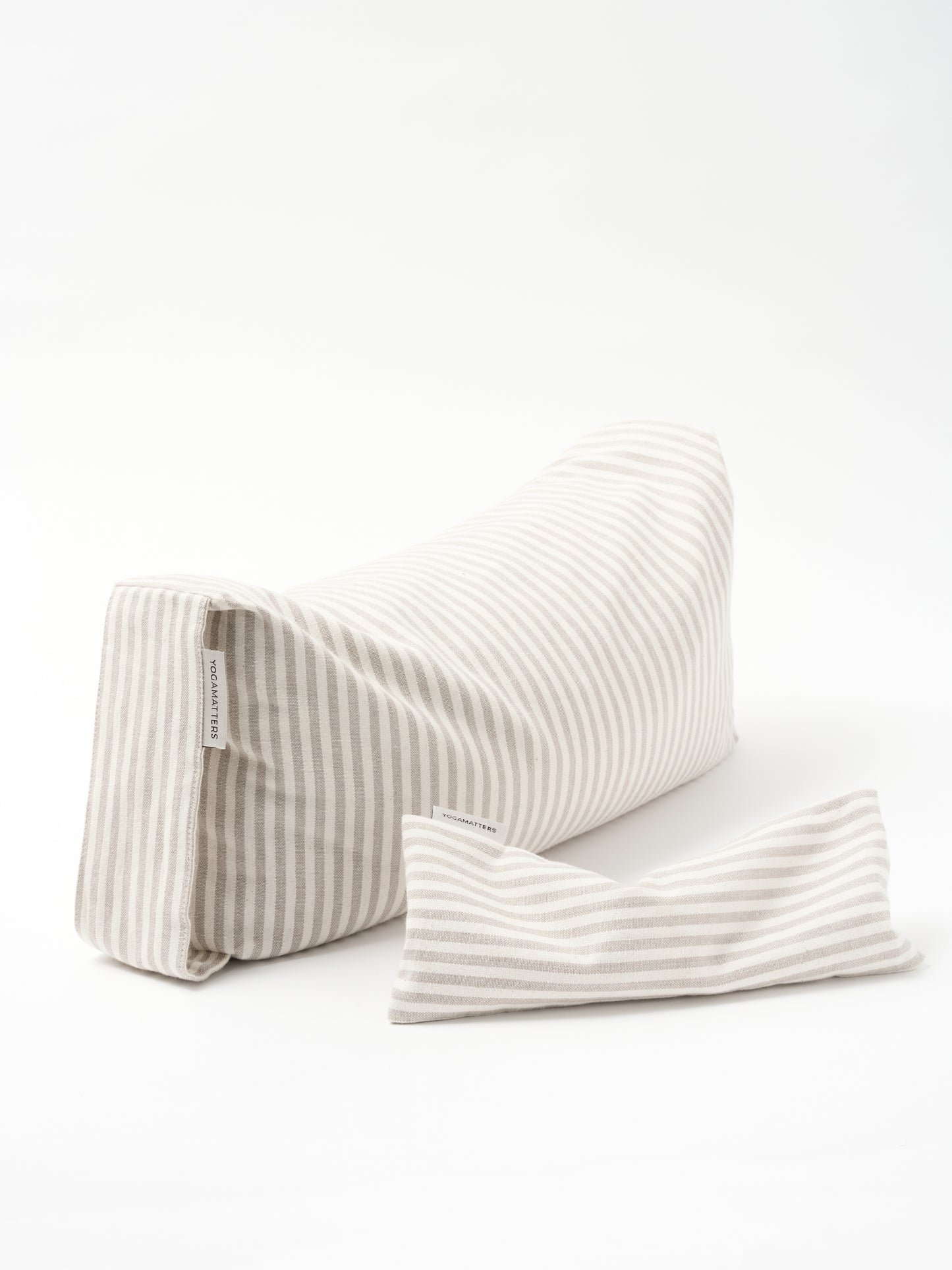 Yogamatters Form Rectangular Stripe Buckwheat Bolster