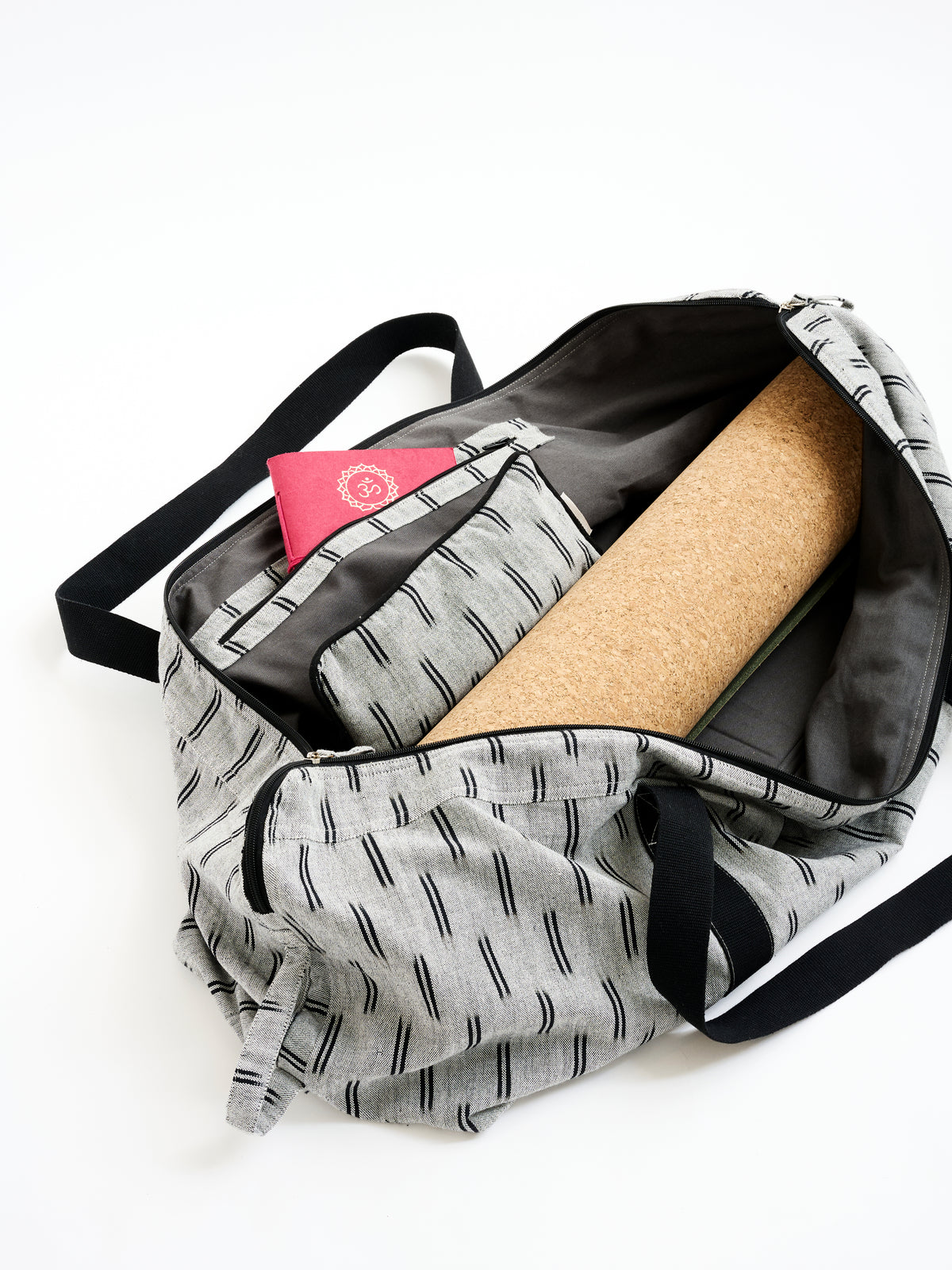 Yogamatters Sumi Ikat Carry All Kit Bag - Charcoal