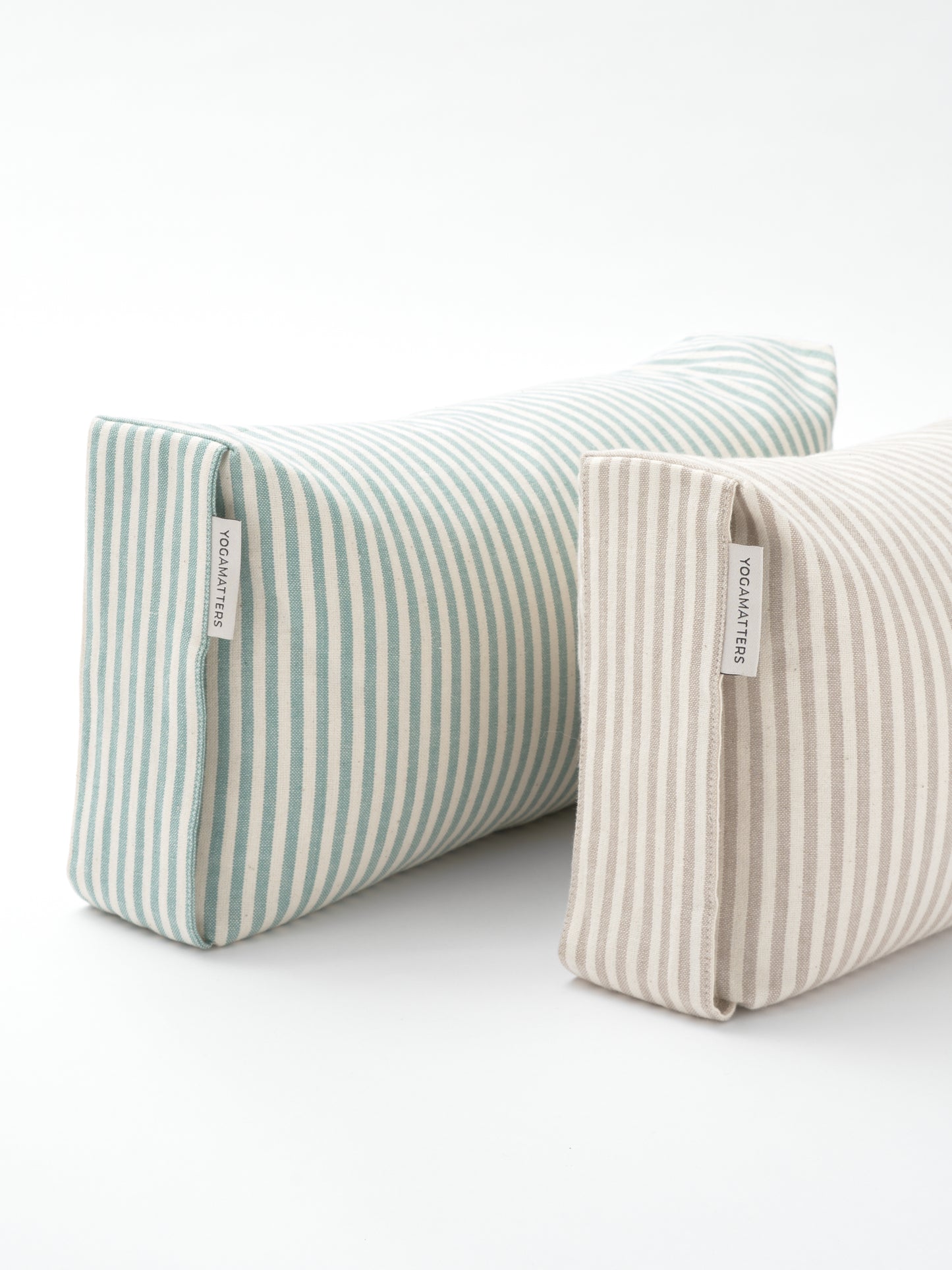Yogamatters Form Rectangular Stripe Buckwheat Bolster