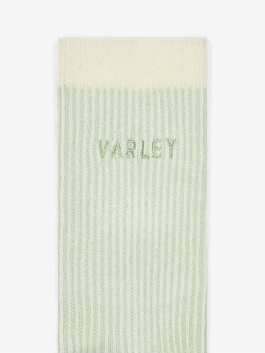 Varley Ormand Plush Stripe Sock - Snow Sage