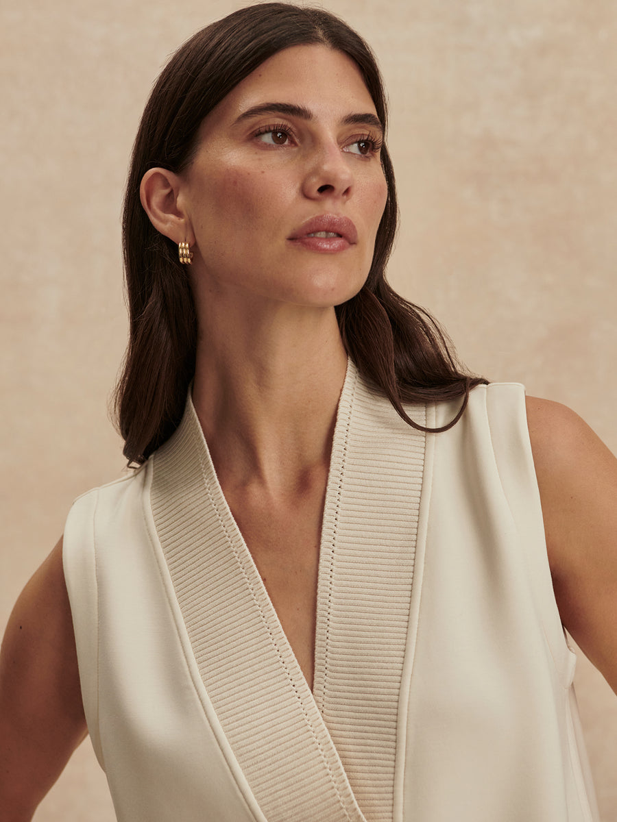 Varley Freida V Neck Tank - Pristine