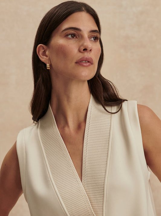 Varley Freida V Neck Tank - Pristine