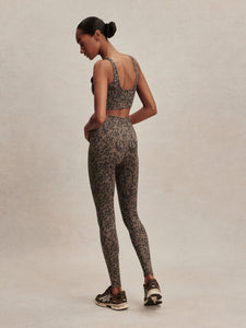 Varley Freesoft High Rise Legging 25 - Brown Contrast Cheetah
