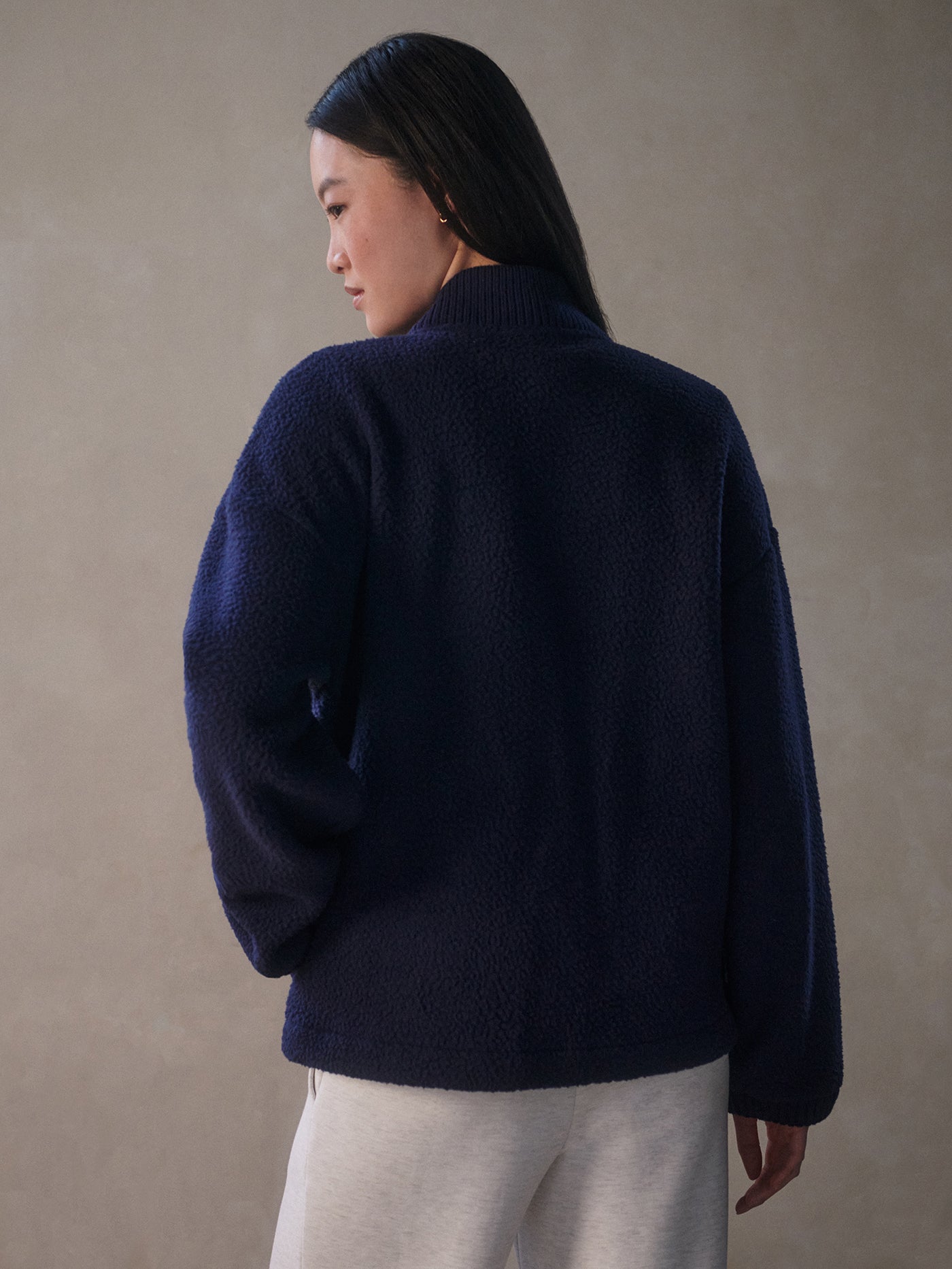 Varley Willmont Patch Pocket Fleece - Evening Blue