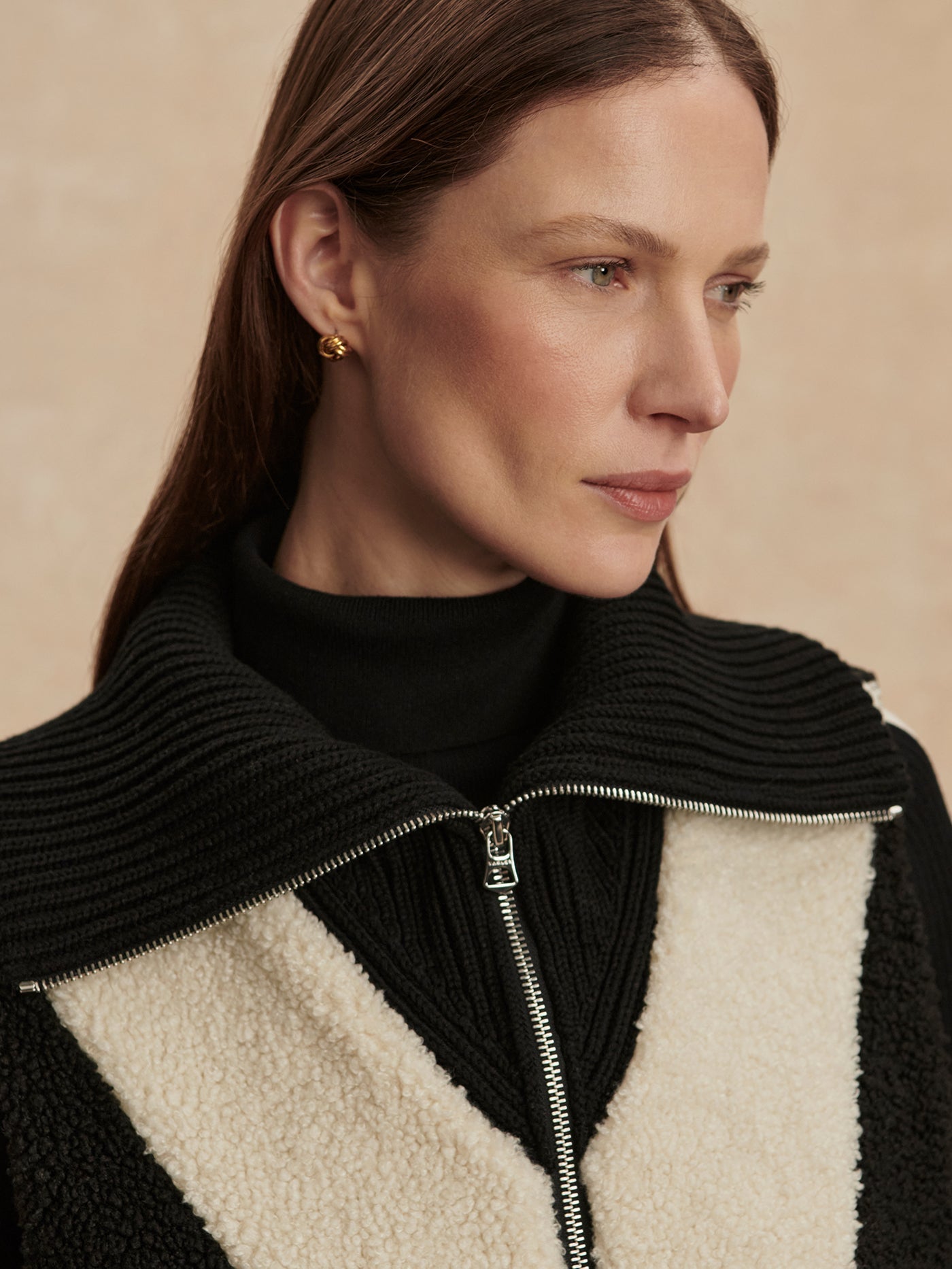 Varley Caspian Sherpa Gilet - Black