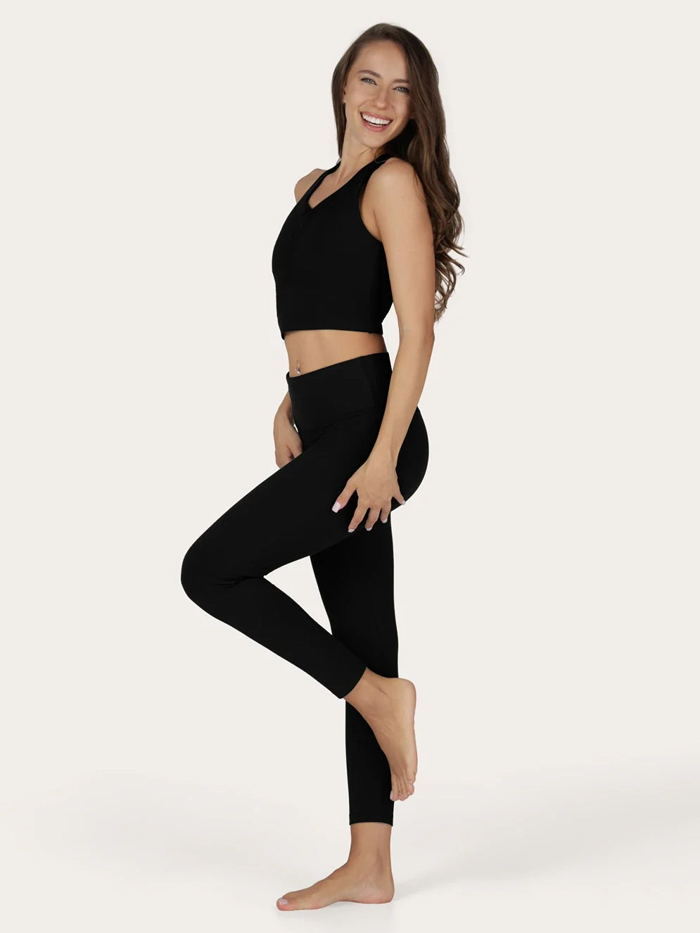 Urban Goddess Aina Yoga Bra - Onyx Black