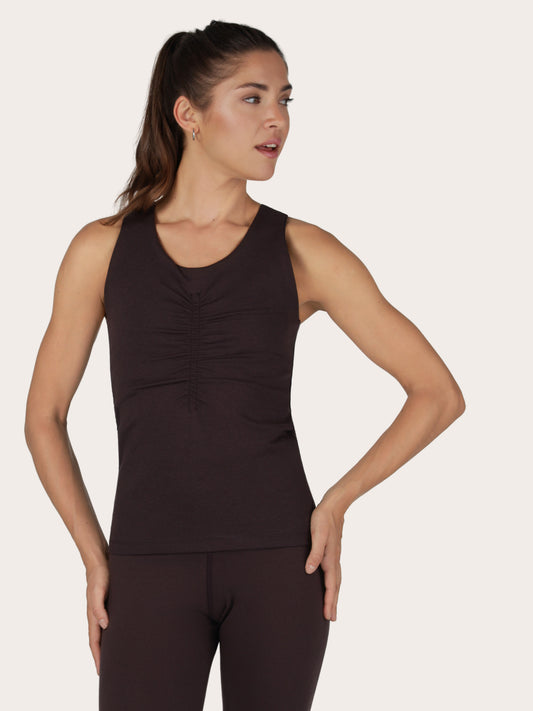 Urban Goddess Aina Yoga Support Tank - Onyx Black