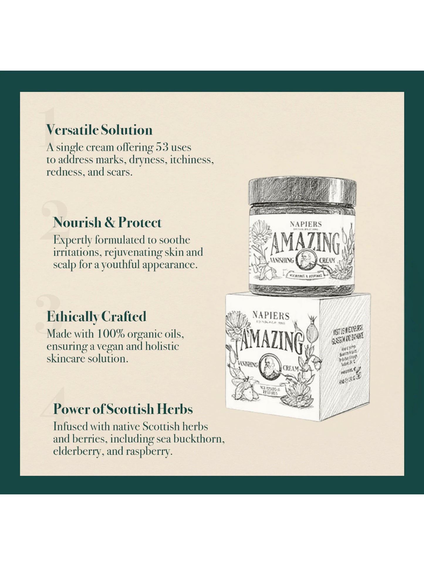 Napiers Amazing Vanishing Cream 60ml