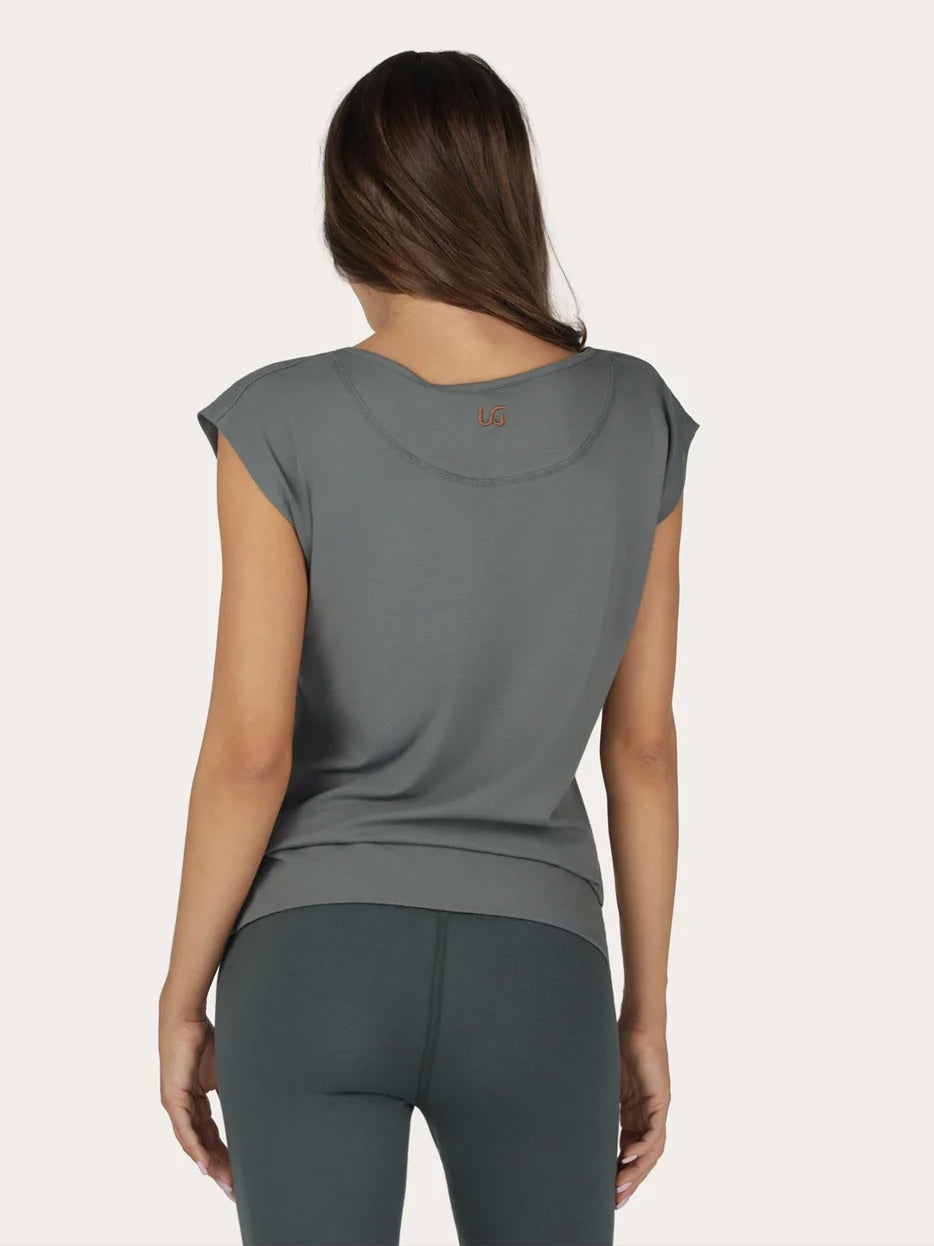 Urban Goddess Asana Yoga Tee - Jade