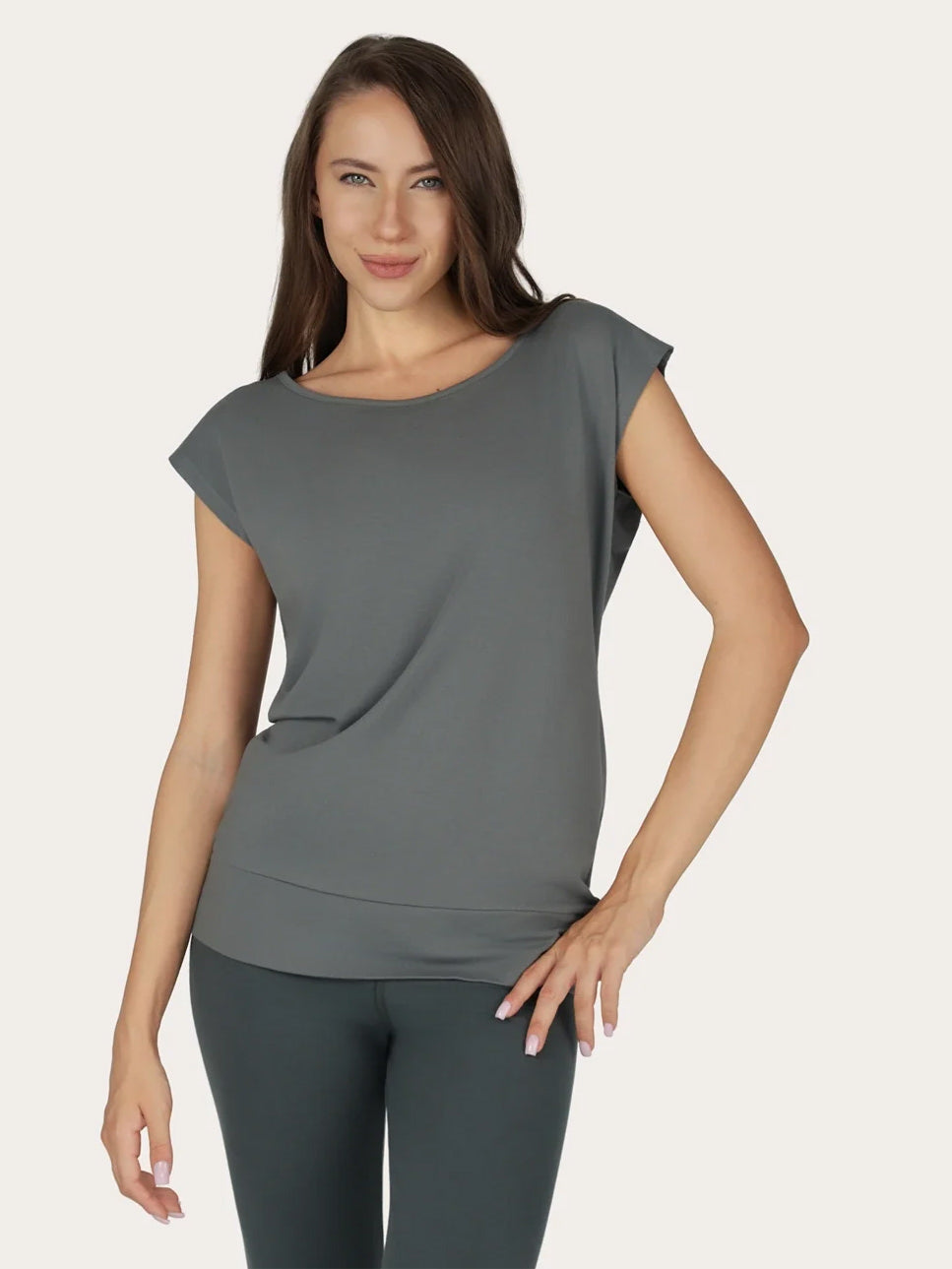 Urban Goddess Asana Yoga Tee - Jade