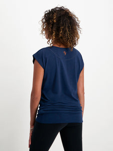 Urban Goddess Asana Yoga Tee - Midnight