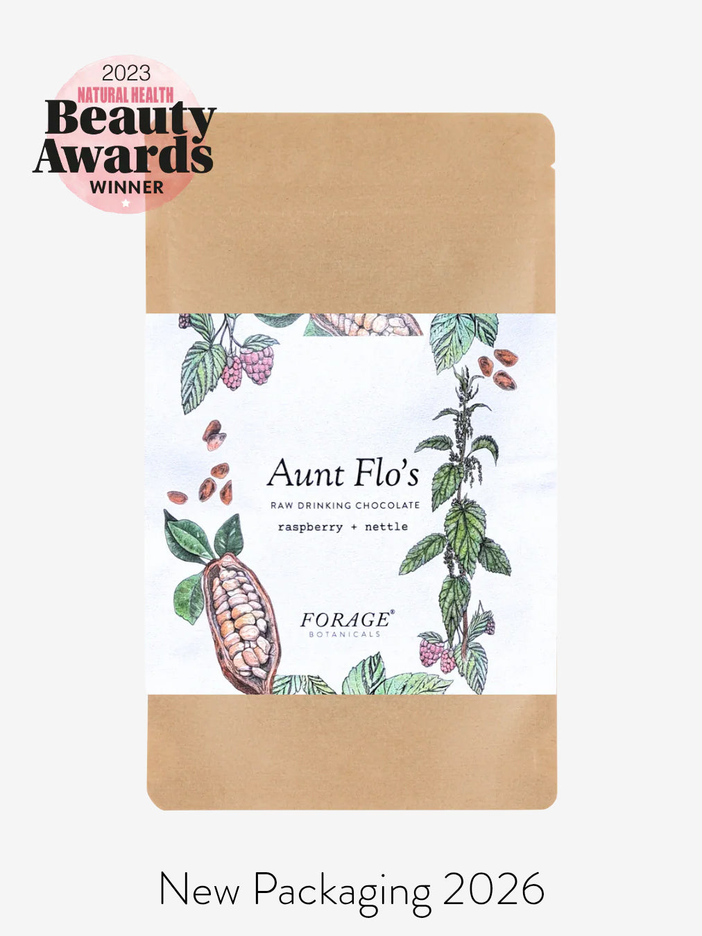 Forage Botanicals Aunt Flo's Raw Drinking Chocolate