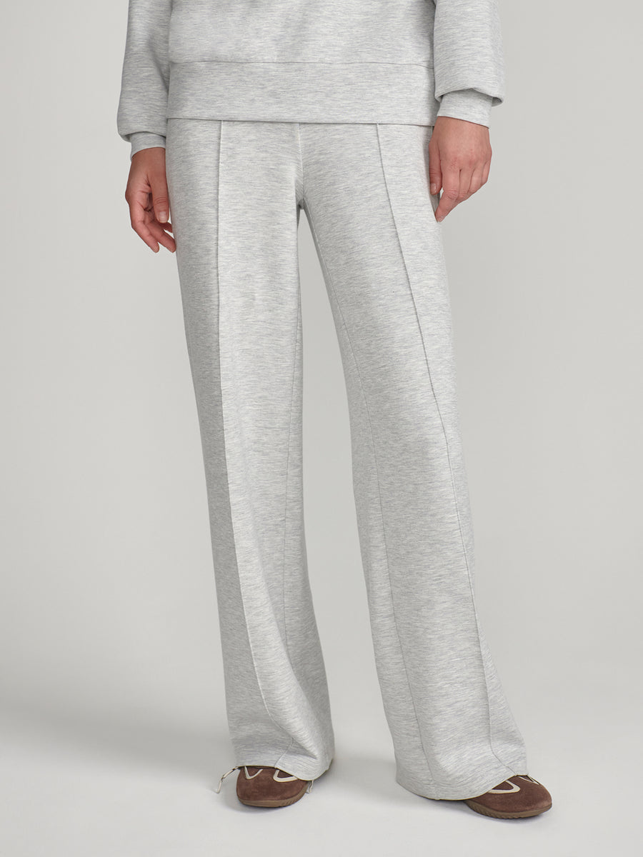 Varley The Wide Leg Pant 30 - Light Grey Marl