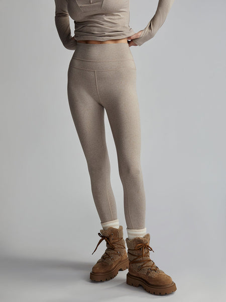 Varley Always Warm Base Layer Legging 27.5 Taupe Marl Yogamatters