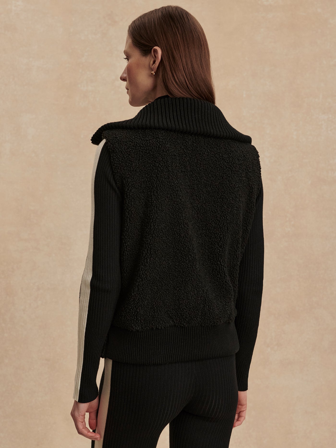 Varley Caspian Sherpa Gilet - Black